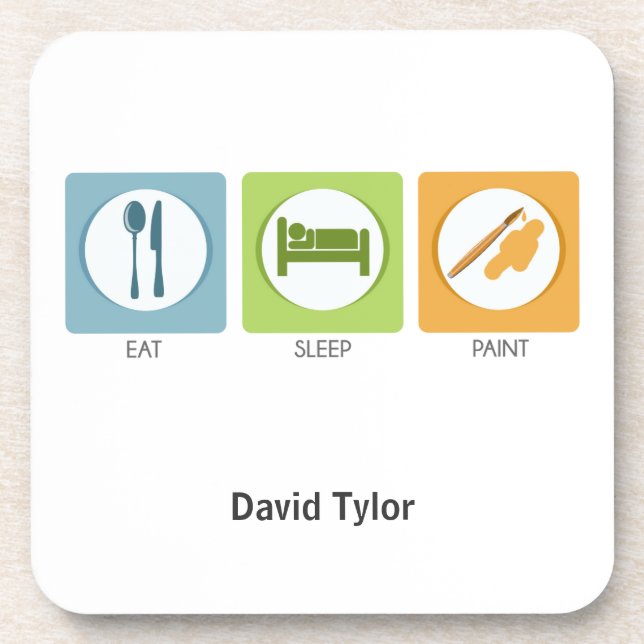 Dessous-de-verre Manger Peinture de sommeil (Devant)