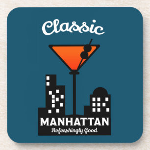 Dessous-de-verre Manhattan Cocktail Wall Art