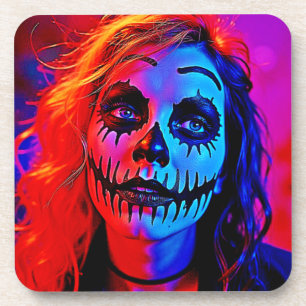Dessous-de-verre Maquillage d'Halloween