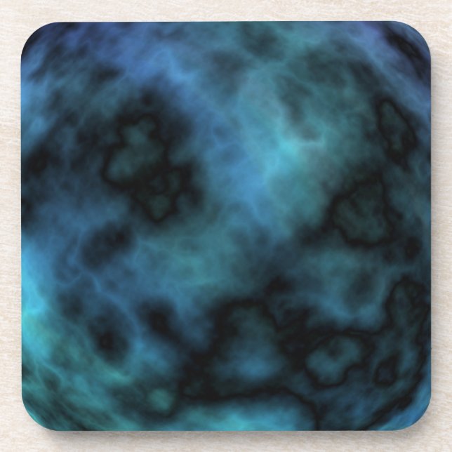 Dessous-de-verre Marbre Bleu Cosmic Faux (Devant)