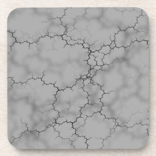 Dessous-de-verre Marbre gris foncé