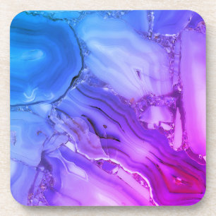 Dessous-de-verre Marbre Violet Exotique