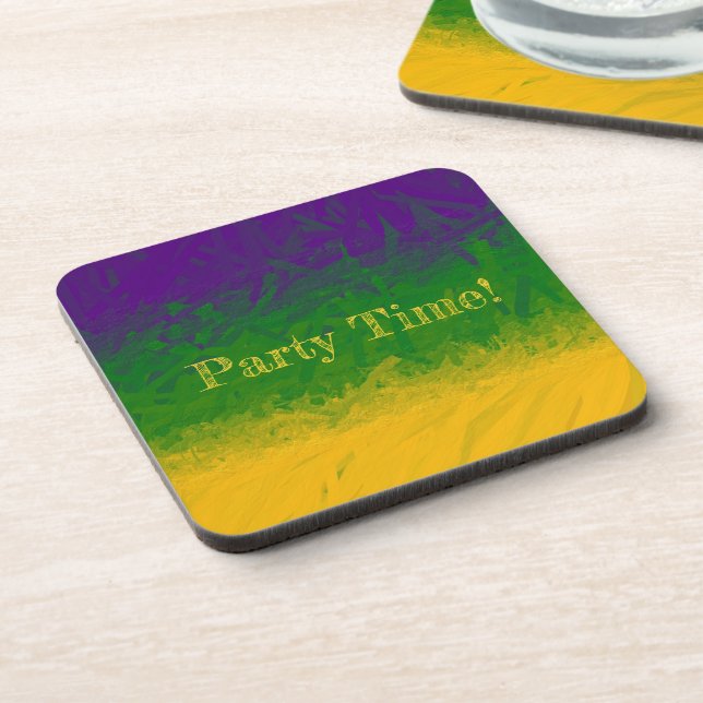 Dessous-de-verre Mardi Gras Gradient (Côté gauche)