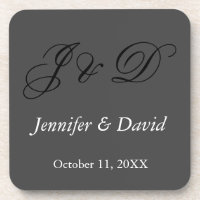 Mariage de script de calligraphie attrayant