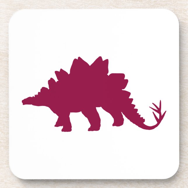 Dessous-de-verre Maroon Dinosaur (Devant)