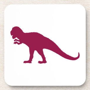 Dessous-de-verre Maroon Dinosaur