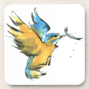 Dessous-de-verre Martin-pêcheur