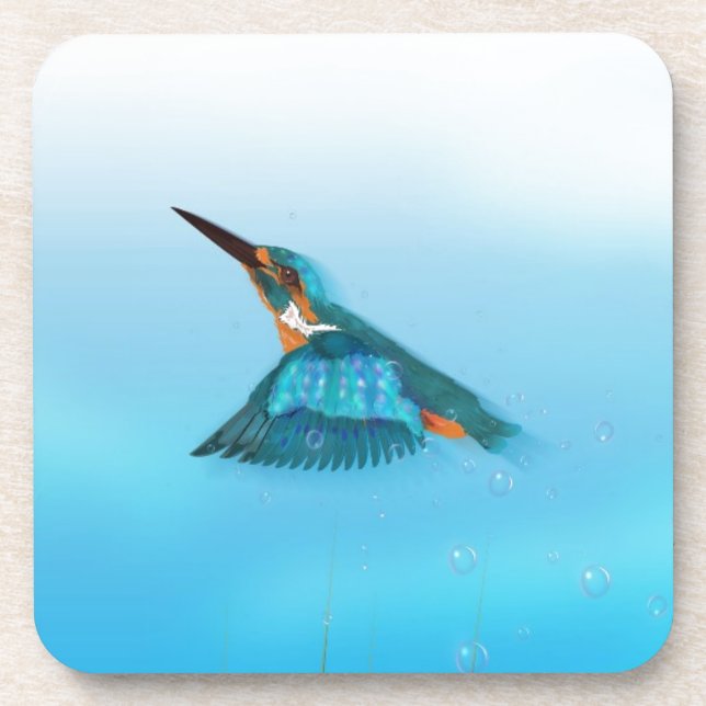Dessous-de-verre Martin-pêcheur (Devant)