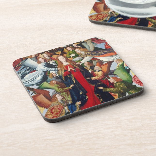 Dessous-de-verre Mary, reine du ciel, C. 1485 - 1500 (Côté gauche)