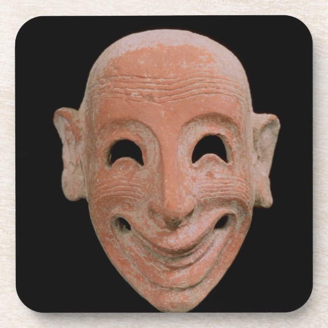 Dessous-de-verre Masque grotesque, de Motya, 6ème siècle AVANT (Devant)