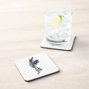 Dessous-de-verre Masque Mardi Gras avec montre de poche