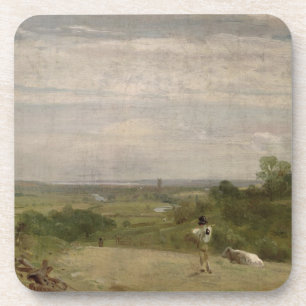 Dessous-de-verre Matin d'été de John Constable : Dedham de Lang