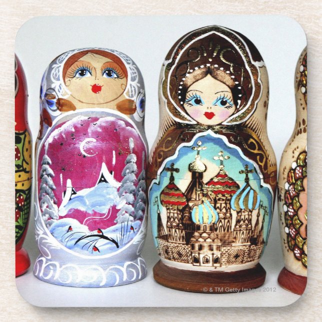 Dessous-de-verre Matryoshkas (Devant)