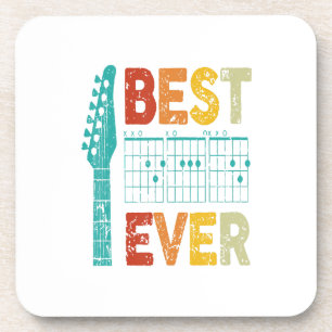 Dessous-de-verre Meilleure guitare papa toujours accords meilleur p