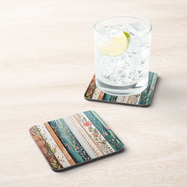 Dessous-de-verre mélanges de motifs shabby chic (Côté Droit)