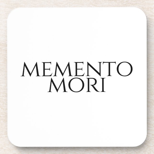 Dessous-de-verre Memento Mori (Devant)