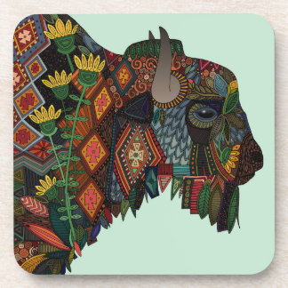 Dessous-de-verre menthe de bison
