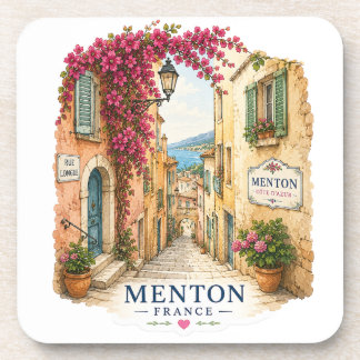 Dessous-de-verre Menton Charming Old Town Alley coasters