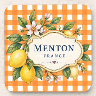 Dessous-de-verre Menton Lemon Cote d Azur coasters
