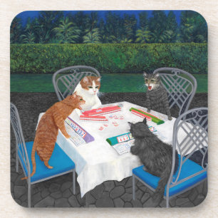 Dessous-de-verre Meowjongg