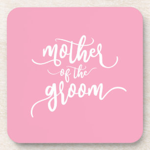 Dessous-de-verre Mère de la calligraphie Mariage Groom DESSOUS DE