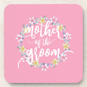 Dessous-de-verre Mère de la calligraphie Mariage Groom DESSOUS DE