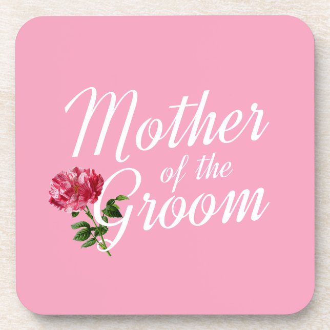 Dessous-de-verre Mère de la calligraphie Mariage Groom | DESSOUS DE (Devant)