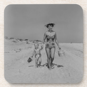 Dessous-de-verre Mère et fils