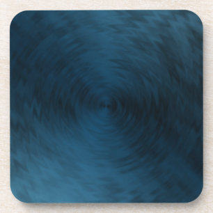 Dessous-de-verre Métal brossé Bleu Acier métallique Abstrait