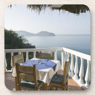 Dessous-de-verre Mexico, Guerrero, Zihuatanejo. Table de café sur