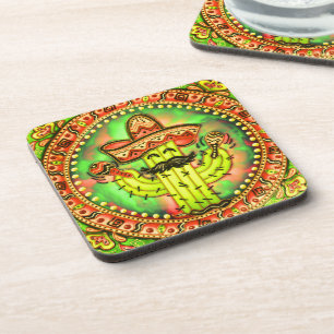 Dessous-de-verre Mexique Fiesta Cinco de Mayo Sombrero Casquette Ve