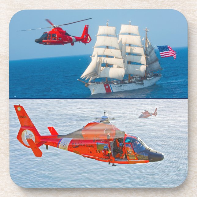 DESSOUS-DE-VERRE MH-65 DAUPHIN (Devant)