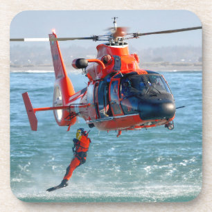 DESSOUS-DE-VERRE MH-65 DAUPHIN