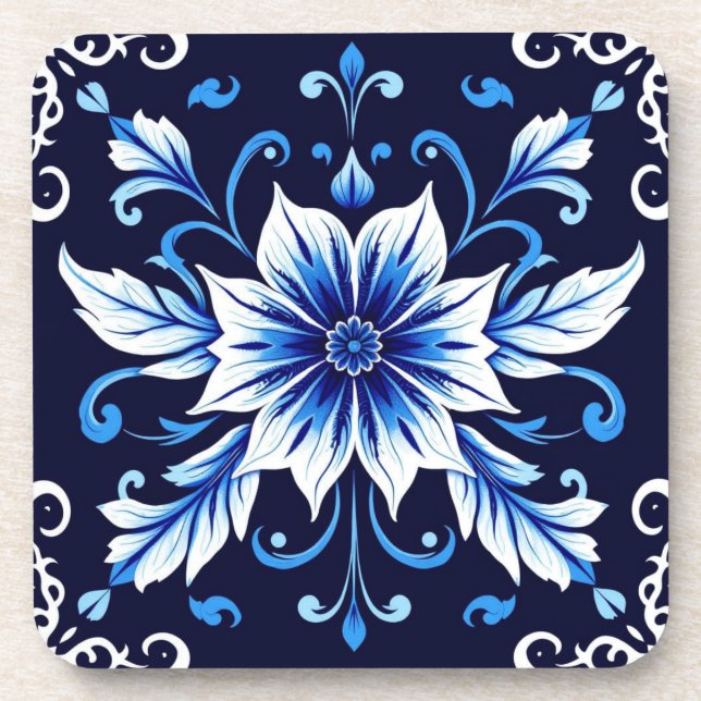 dessous de verre Midnight Bloom (Devant)