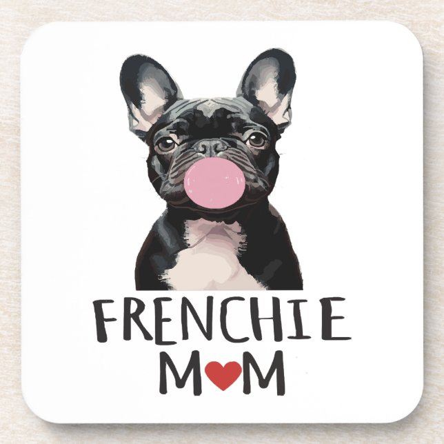 Dessous-de-verre Mignon bouledogue français (Devant)
