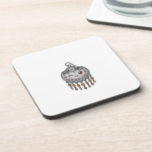 Dessous-de-verre Mignon Kawaii Amazigh Boucle d'Oreille en Argent M