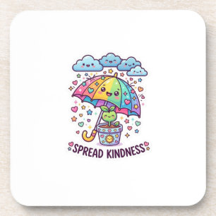 Dessous-de-verre Mignon parapluie Kawaii pour répandre la gentilles