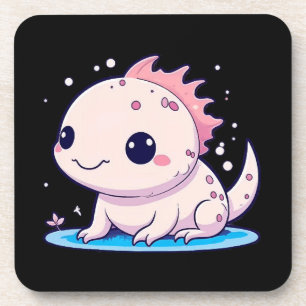 Dessous-de-verre mignon philosophe axolotl