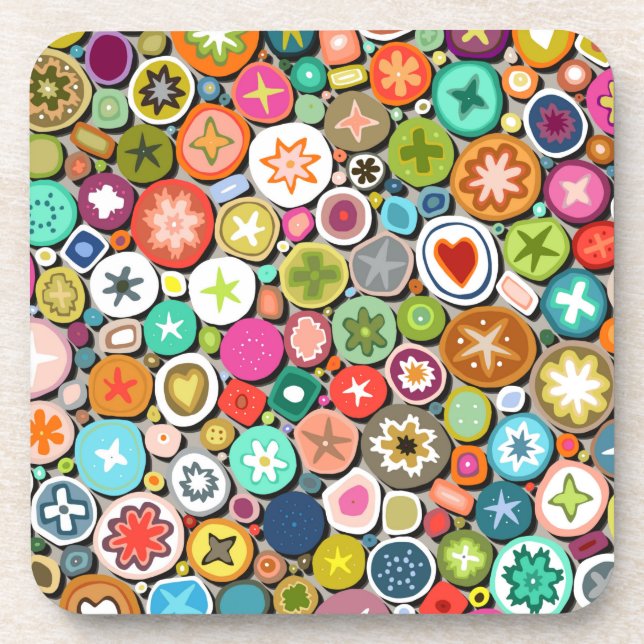 Dessous-de-verre millefiori (Devant)
