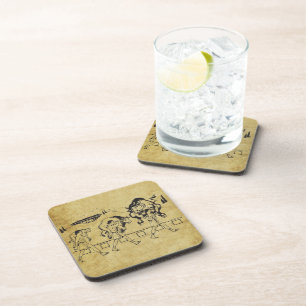 Dessous-de-verre Milo de Croton et la Bull - Gym Motivational