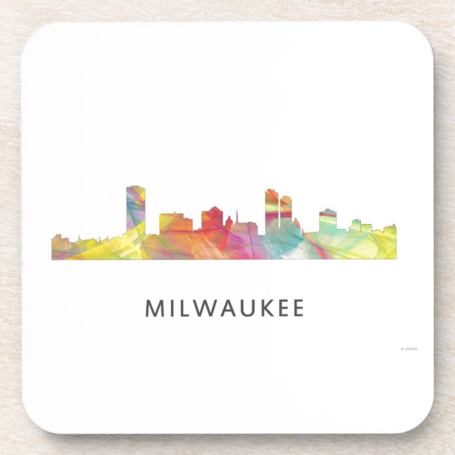 DESSOUS-DE-VERRE MILWAUKEE, HORIZON WB1 DE WISCONSON - (Devant)