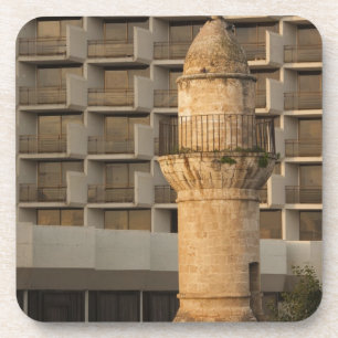Dessous-de-verre Minaret de la mosquée de Jama al-Bahr en bord de m