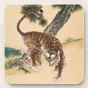 Dessous-de-verre Minhwa Tigre laid Koreen