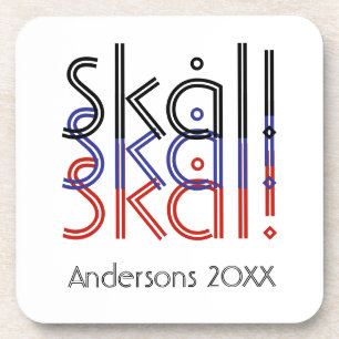 Dessous-de-verre Minimaliste Norvège Skål !   Cadeau de fiançailles