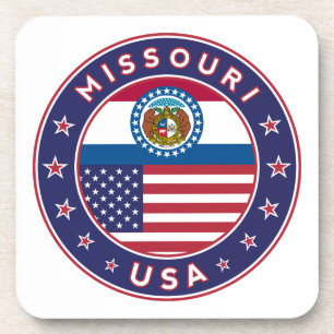 Dessous-de-verre Missouri, Missouri téléphone case, Missouri autoco
