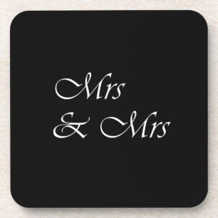 Dessous-de-verre Mme et Mme