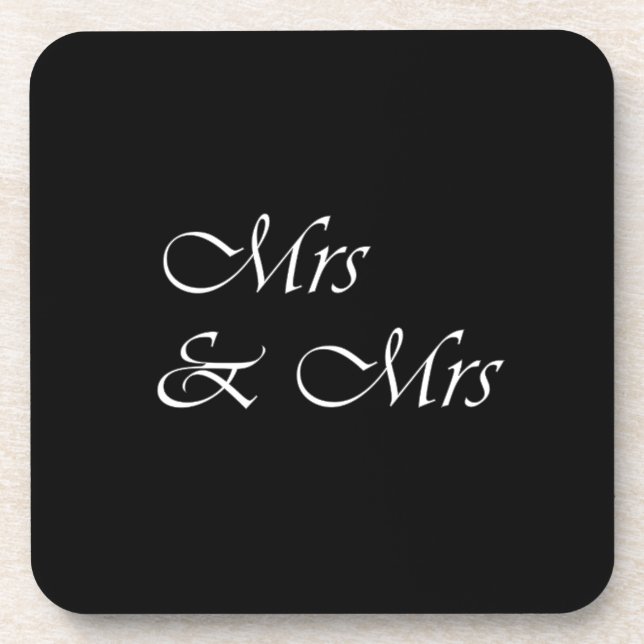 Dessous-de-verre Mme et Mme (Devant)