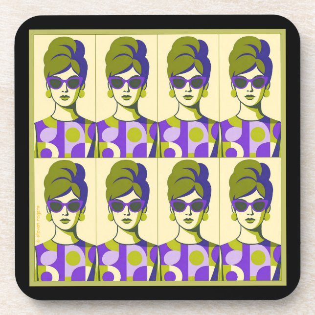 Dessous-de-verre Mod Muse. (Devant)