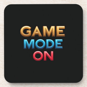 Dessous-de-verre Mode jeu activé