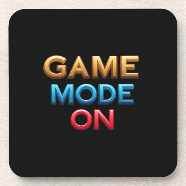 Dessous-de-verre Mode jeu activé (Devant)